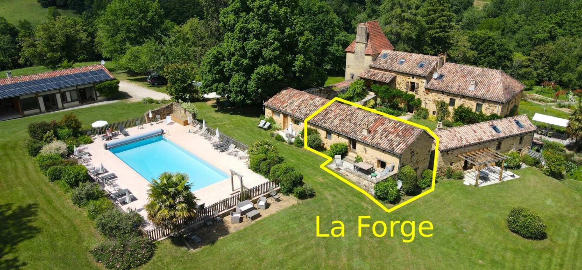 Domaine De Cournet Haut, A 17Th Century Property Set On A Calm, Idyllic Domain With Pool, Tennis, Bikes And More Les Vauries Экстерьер фото